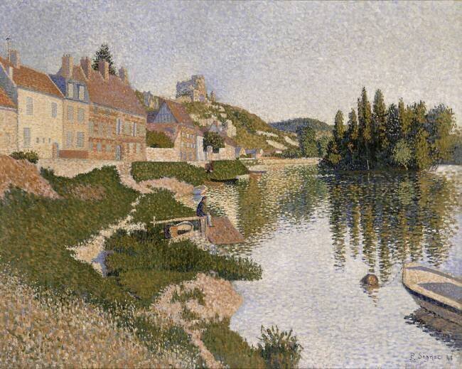 Les Andelys, la berge Paul Signac