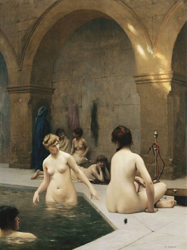 Les baigneurs Jean-Léon Gérôme