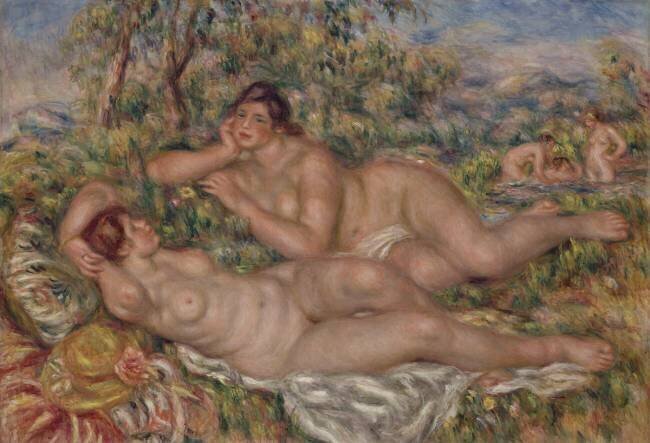 Les baigneuses Auguste Renoir