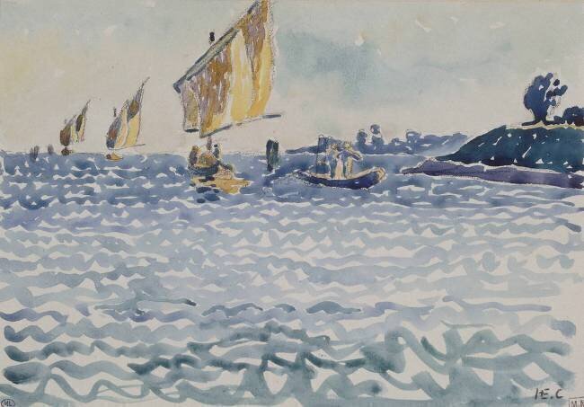 Les Barques Henri-Edmond Cross
