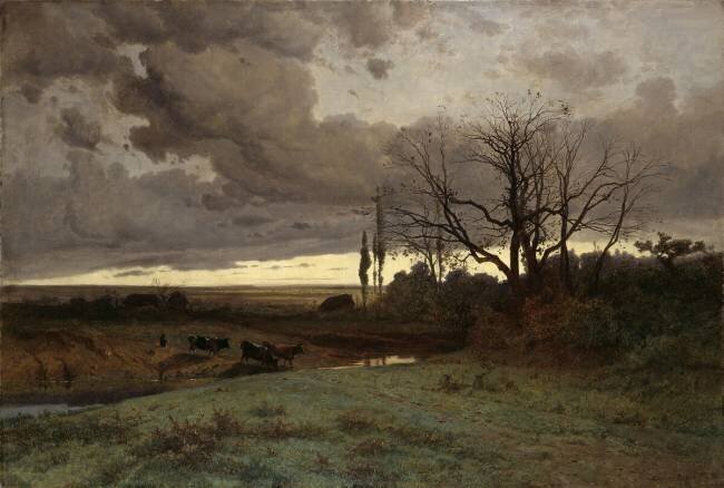 Les bords de la Creuse Gustave Eugène Castan