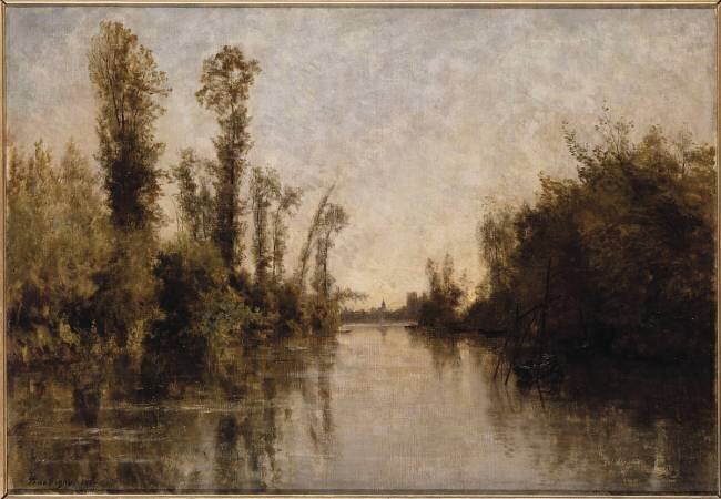 Les Bords de la Seine Charles-François Daubigny