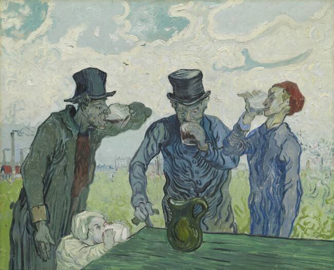 Les buveurs Vincent van Gogh