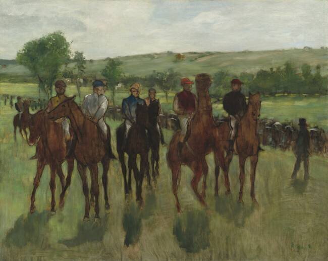 Les cavaliers Edgar Degas