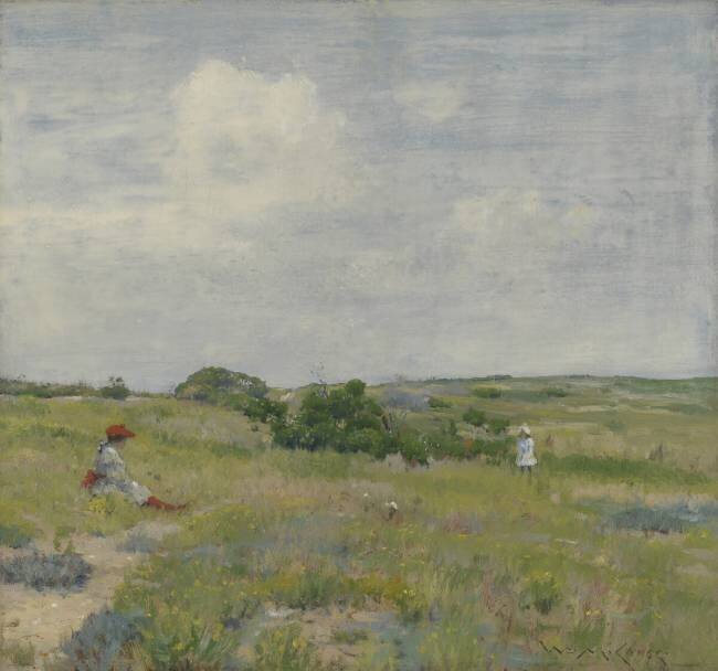 Les collines de Shinnecock William Merritt Chase