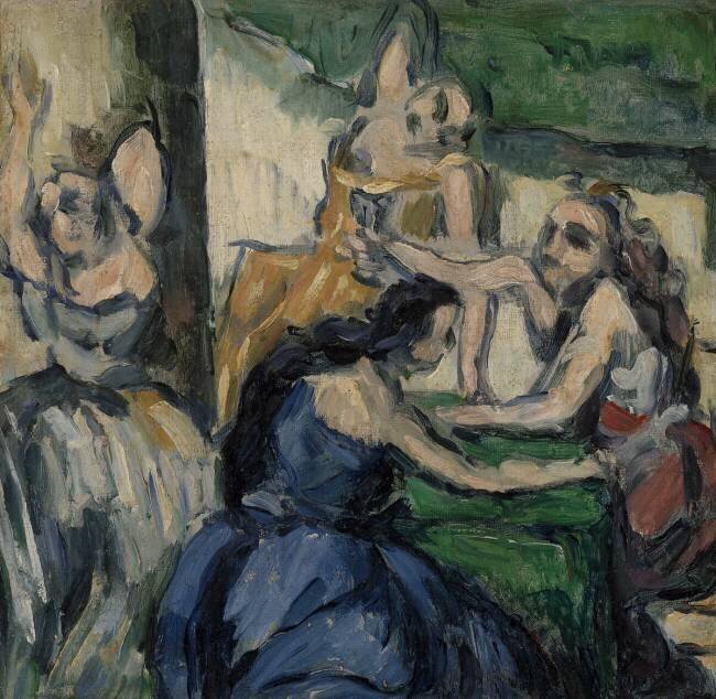 Les Courtisanes Paul Cézanne