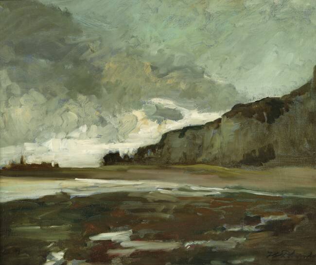 Les Falaises à Dieppe Jacques-Emile Blanche