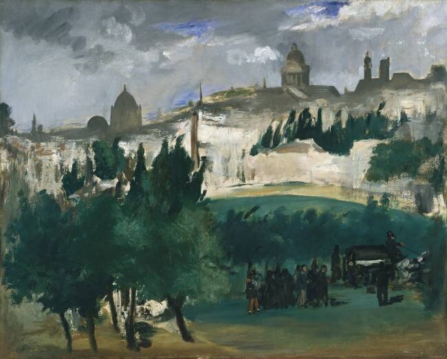Les funérailles Edouard Manet