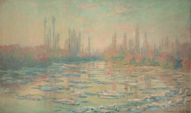 Les glaçons ou Débâcle sur la Seine Claude Monet