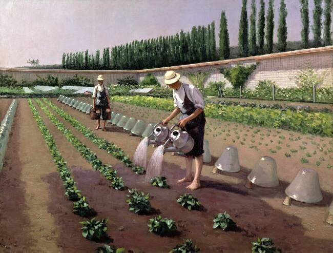 Les Jardiniers Gustave Caillebotte