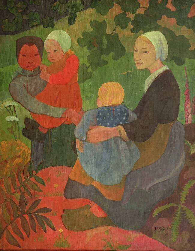 Les jeunes mères Paul Serusier
