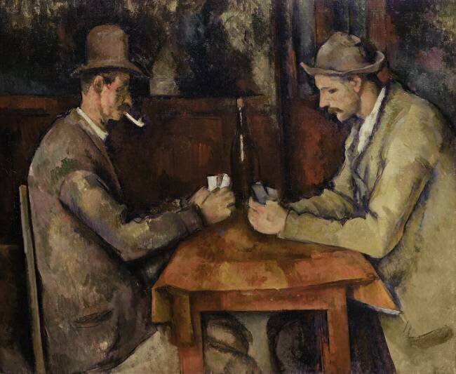 Les joueurs de cartes Paul Cézanne