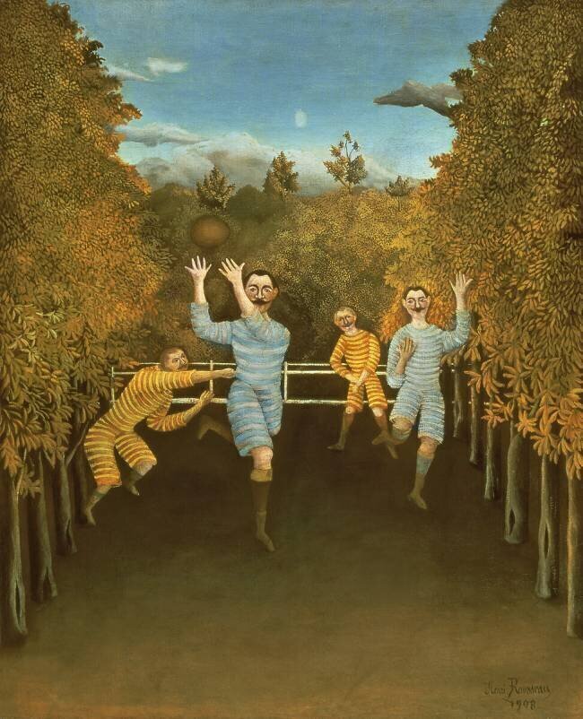 Les Joueurs de Football Henri Rousseau