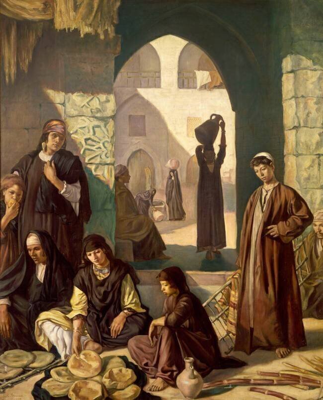 Les marchands du Caire Emile Bernard