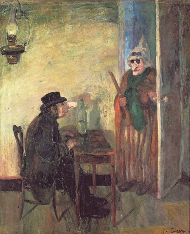 Les masques scandalisés James Ensor