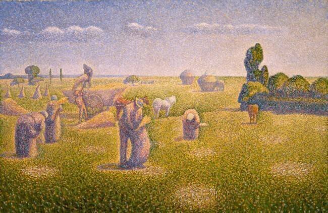 Les moissonneurs Charles Angrand