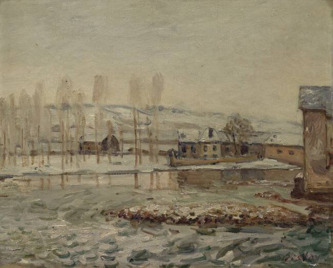 Les moulins de Moret Alfred Sisley
