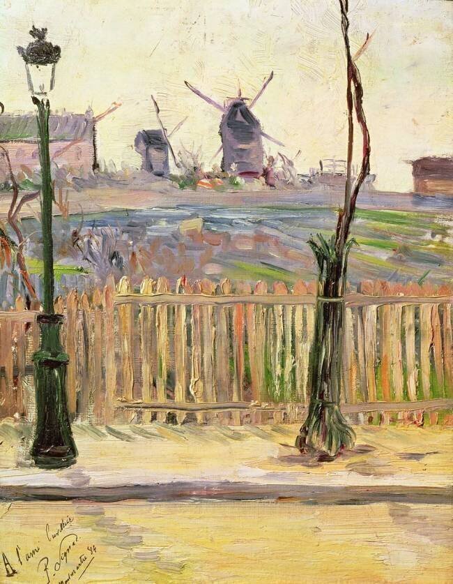 Les Moulins à Vent de Montmartre Paul Signac