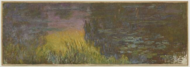 Les Nymphéas : Soleil couchant Claude Monet