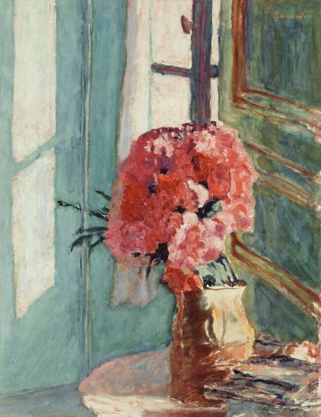 Les oeillets Pierre Bonnard