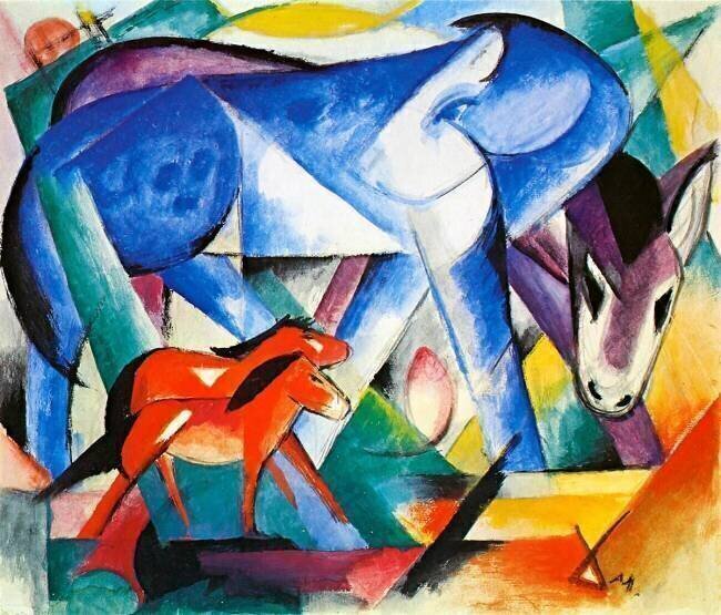 Les premiers animaux Franz Marc