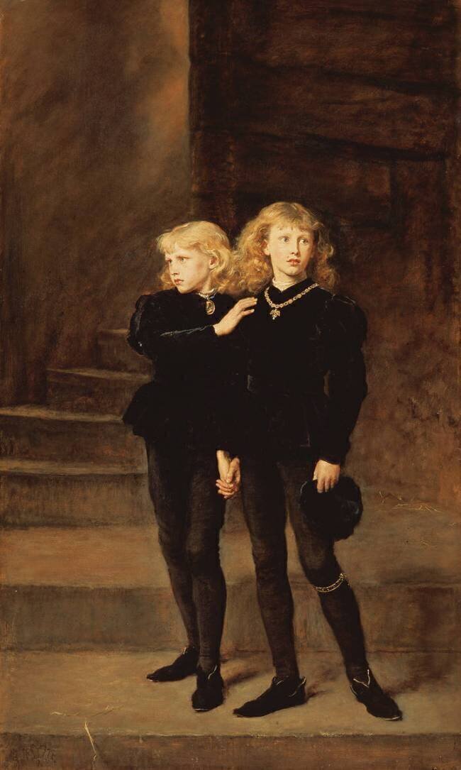 Les Princes Edouard et Richard dans la Tour John Everett Millais