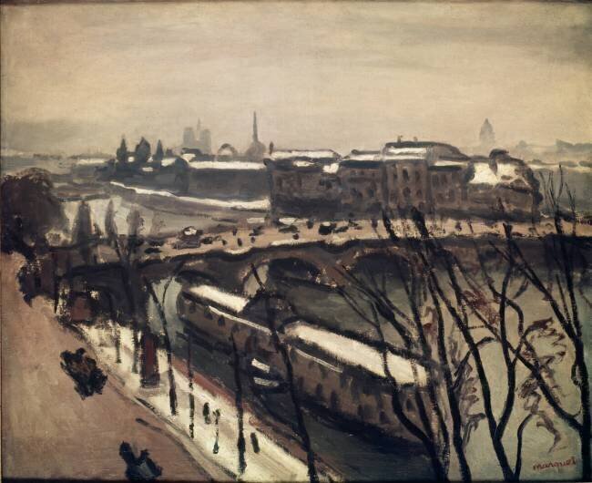 Les quais de la Seine Albert Marquet