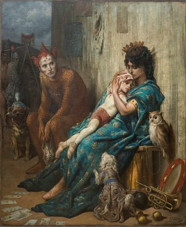 Les Saltimbanques Gustave Doré