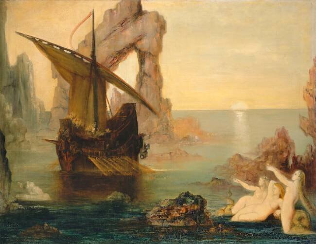 Les Sirènes Gustave Moreau