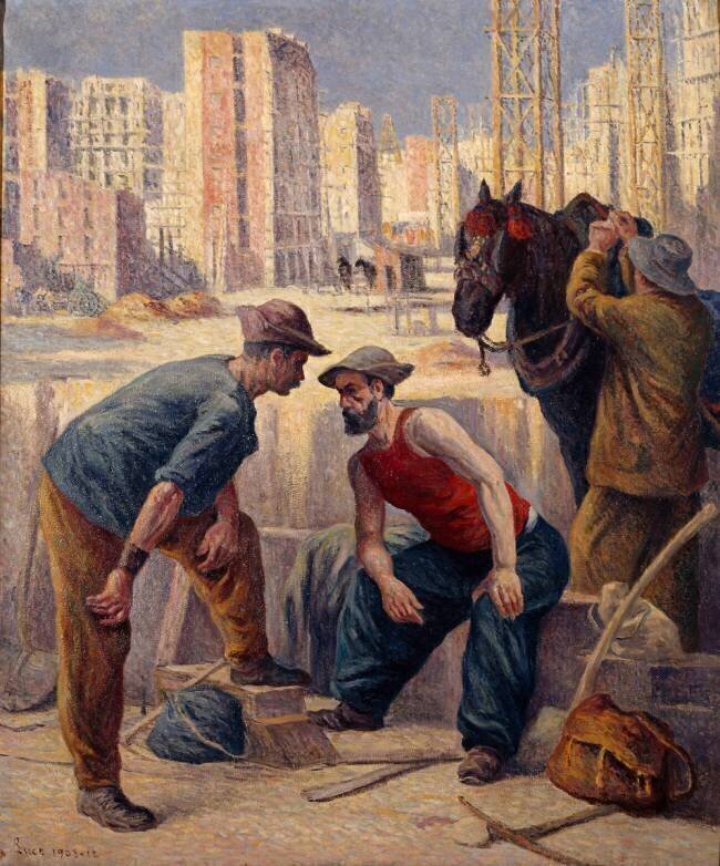 Les terrassiers Maximilien Luce