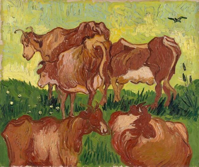 Les vaches Vincent van Gogh