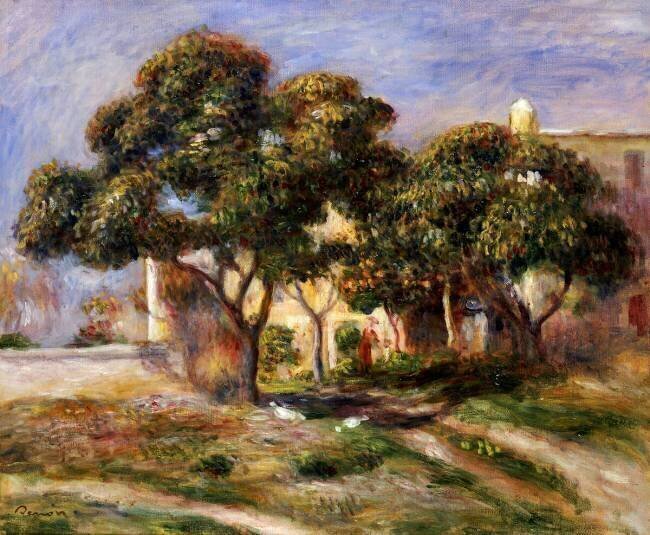 Les vergers de néfliers Auguste Renoir