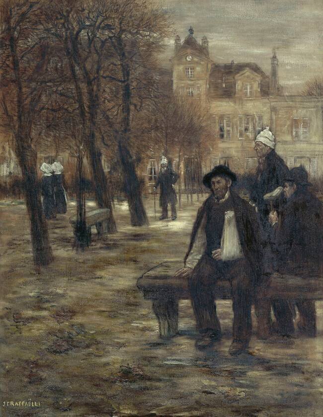 Les vieux convalescents Jean-François Raffaelli
