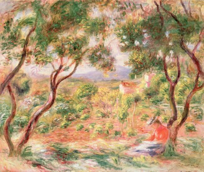 Les vignes de Cagnes Auguste Renoir