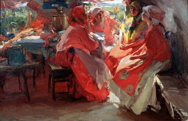 Les visiteurs Abram Efimovich Arkhipov