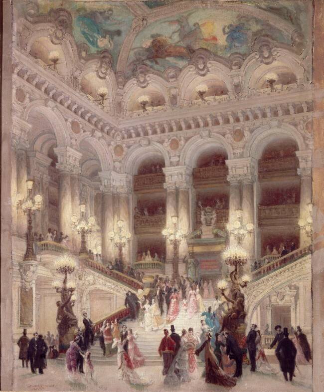 L'escalier de l'Opéra Louis Béroud