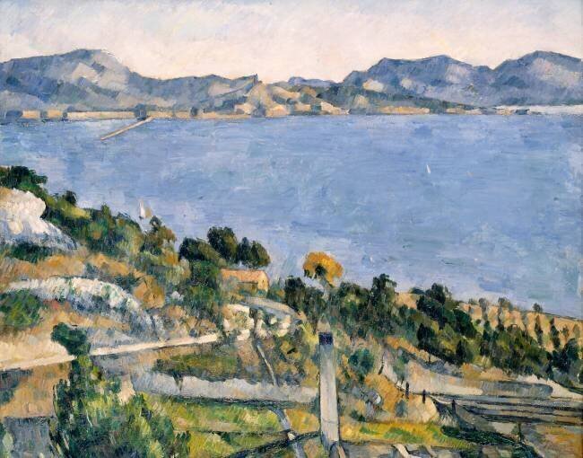 L'Estaque - Vue du Golfe de Marseille Paul Cézanne