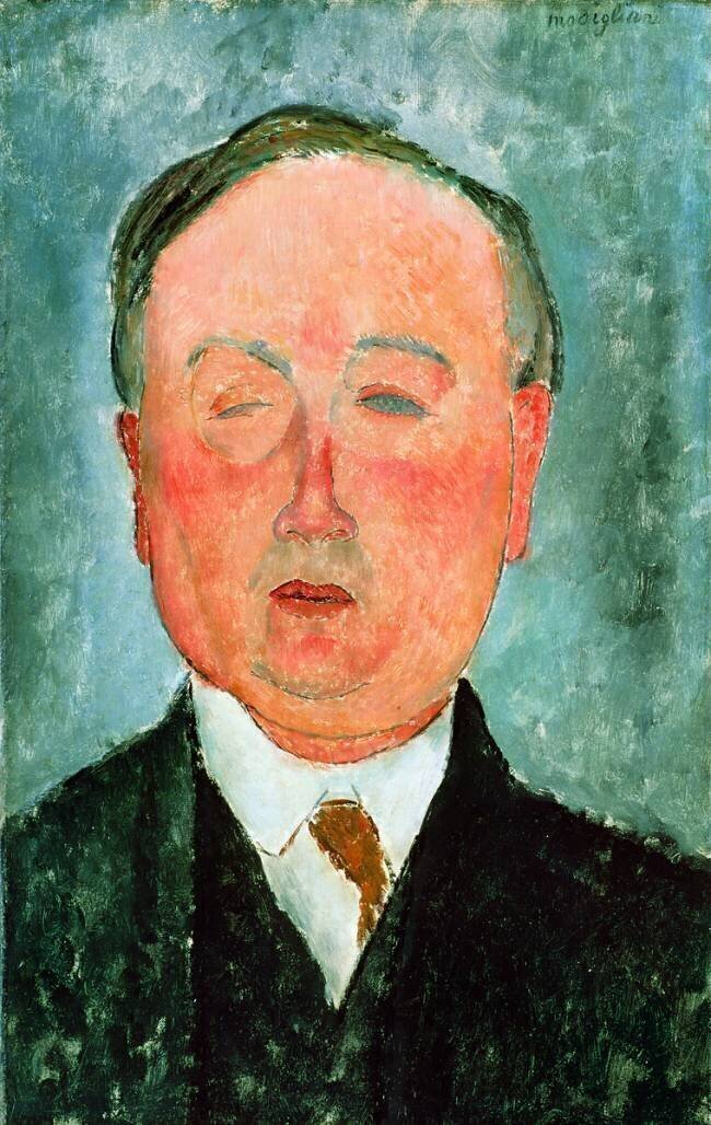 L'homme au monocle Amedeo Modigliani