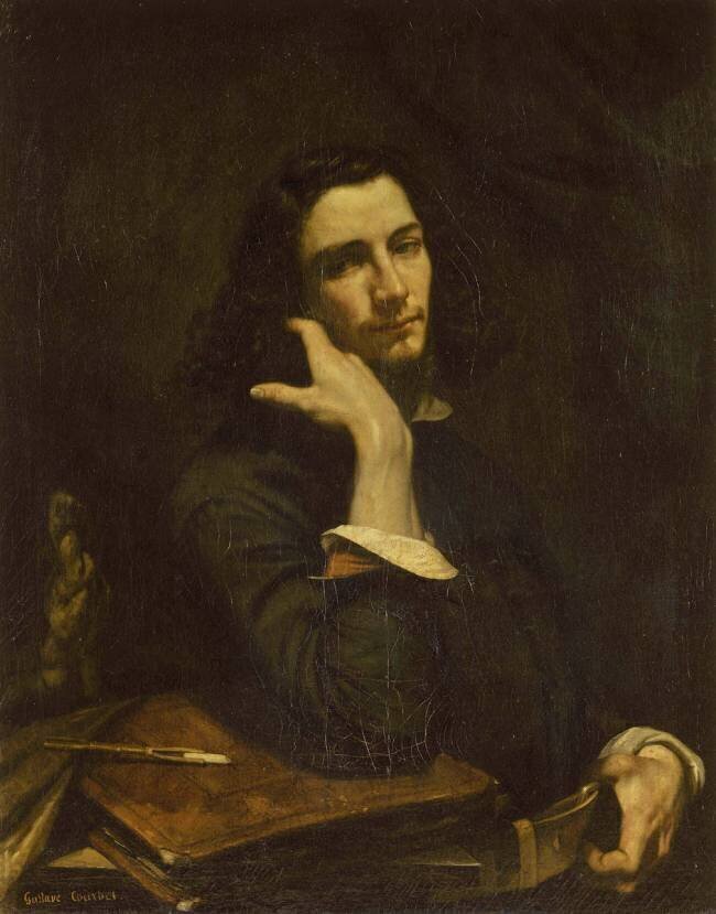 L'homme à la ceinture de cuir, portrait de l'artiste Gustave Courbet