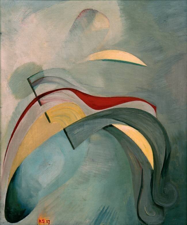 Ligne rouge Kurt Schwitters