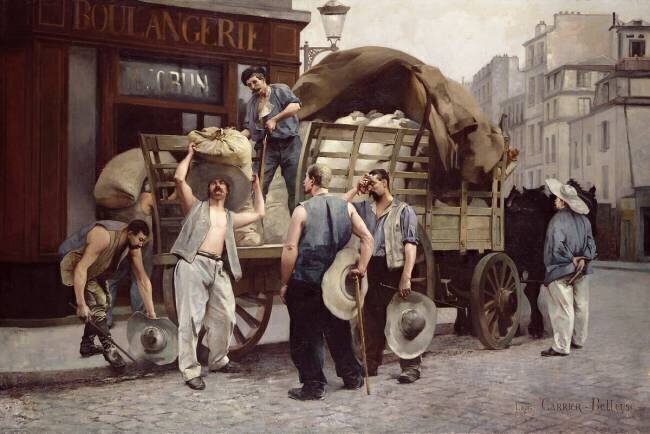 Livraison de la farine Louis-Robert Carrier-Belleuse