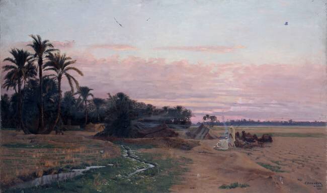 L'oasis de Biskra Joseph-Félix Bouchor
