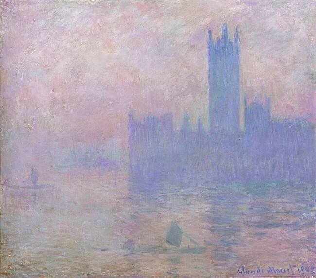 Londres, le Parlement, les tours de Westminter Claude Monet