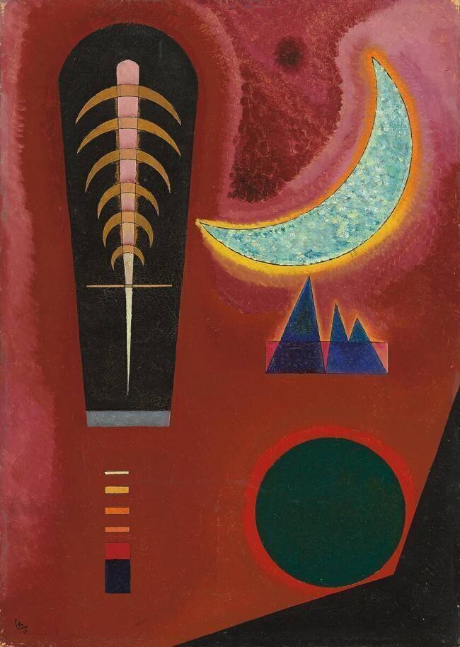 Loosely in Red Wassily Kandinsky