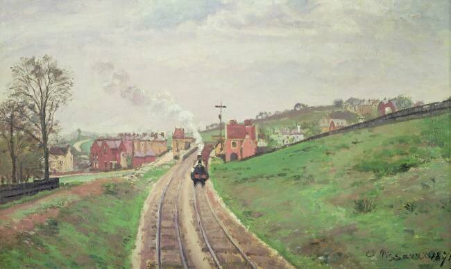 Lordship Lane Station, Dulwich, 1871 Camille Pissarro