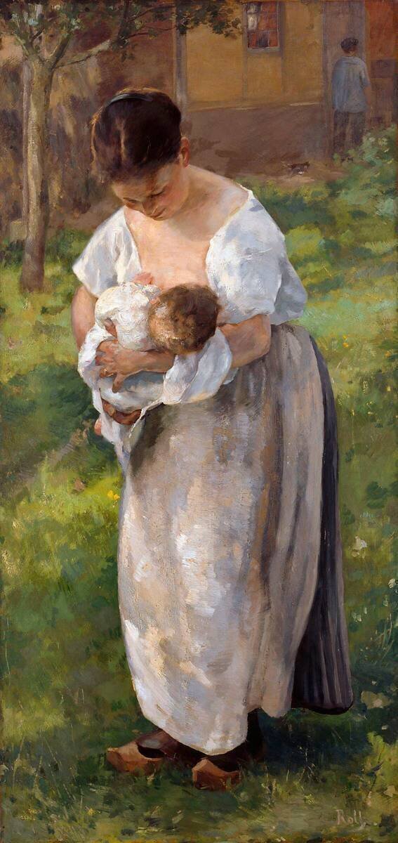 Louise Cattel, nourrice Alfred Roll