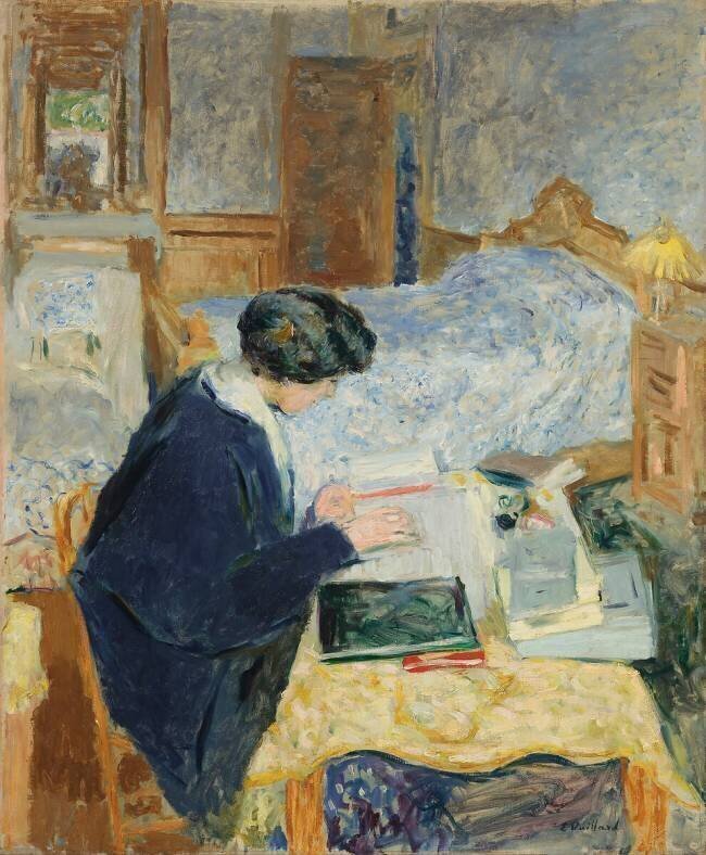 Lucy Hessel lisant Edouard Vuillard