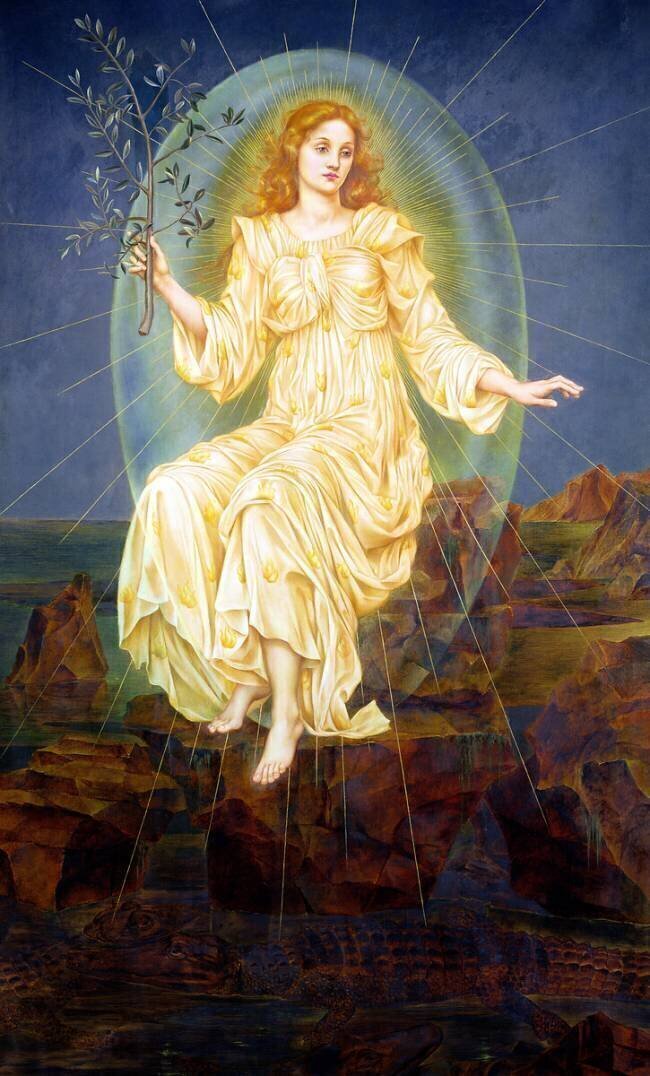 Lux in Tenebris Evelyn de Morgan