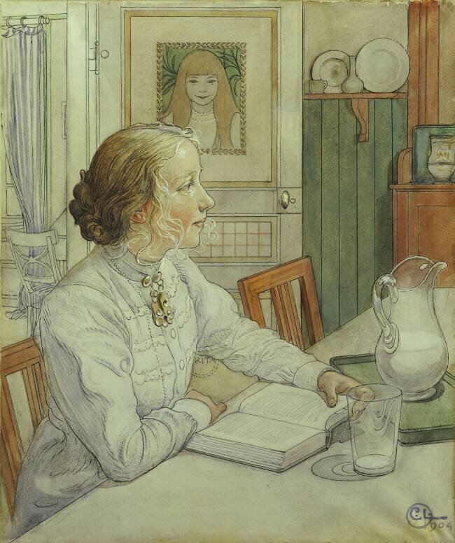 Ma fille aînée Carl Larsson