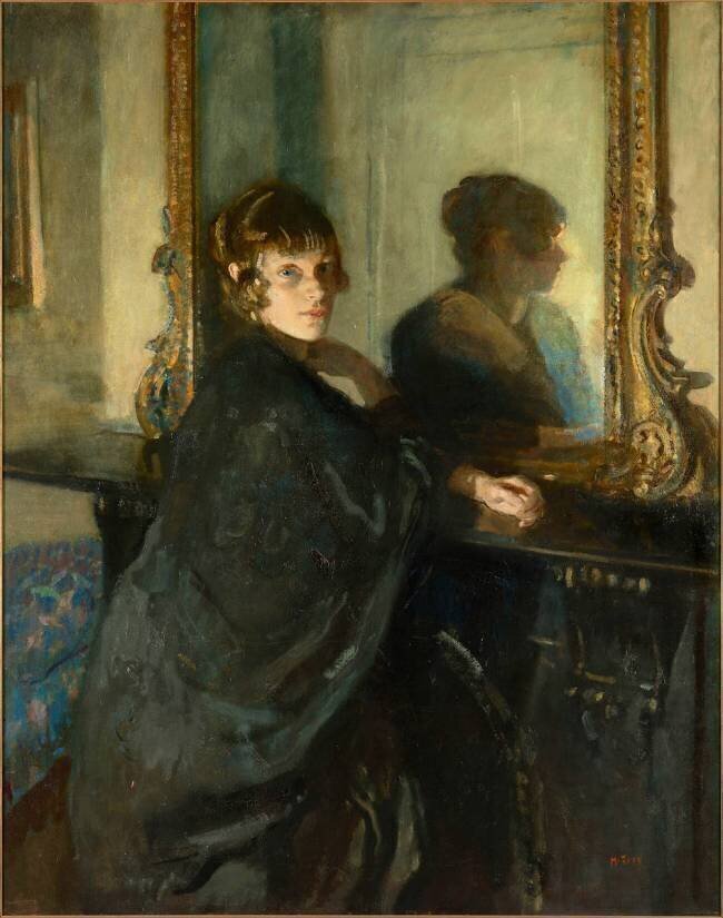 "Madame", femme de l'artiste, née Mary Spencer Edwards, peintre (1871-1940) Ambrose McEvoy